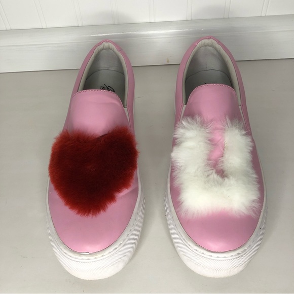 Joshua Sanders Love U Leather Sneakers - Picture 3 of 16